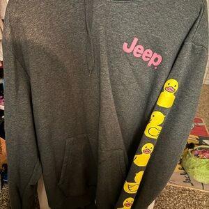 Jeep Gray Cotton-Blend Apparel
